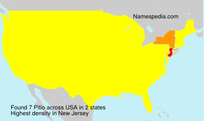Surname Pitio in USA Surname Pitio in USA