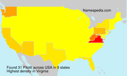 Surname Pitotti in USA Surname Pitotti in USA