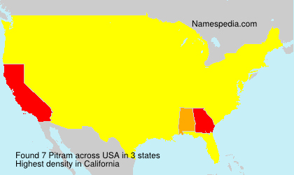 Surname Pitram in USA Surname Pitram in USA