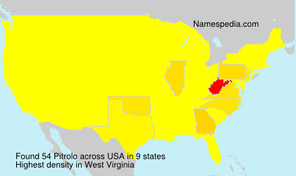 Surname Pitrolo in USA Surname Pitrolo in USA