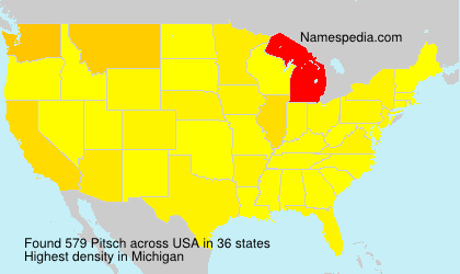 Surname Pitsch in USA Surname Pitsch in USA