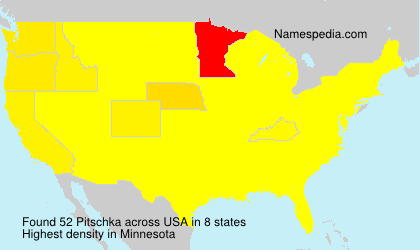 Surname Pitschka in USA Surname Pitschka in USA
