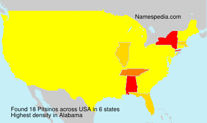 Surname Pitsinos in USA Surname Pitsinos in USA