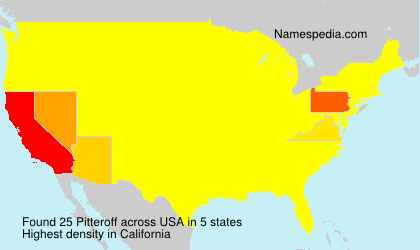Surname Pitteroff in USA Surname Pitteroff in USA