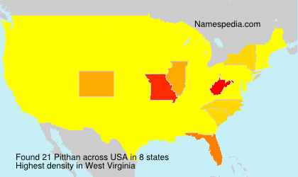 Surname Pitthan in USA Surname Pitthan in USA