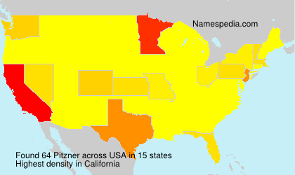 Surname Pitzner in USA Surname Pitzner in USA