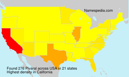 Surname Pivaral in USA Surname Pivaral in USA