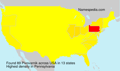 Surname Pivovarnik in USA Surname Pivovarnik in USA