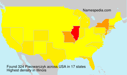 Surname Piwowarczyk in USA Surname Piwowarczyk in USA