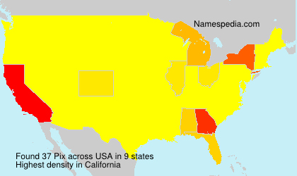 Surname Pix in USA