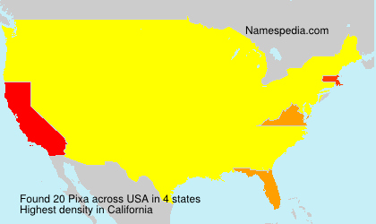 Surname Pixa in USA Surname Pixa in USA