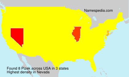 Surname Pizek in USA Surname Pizek in USA