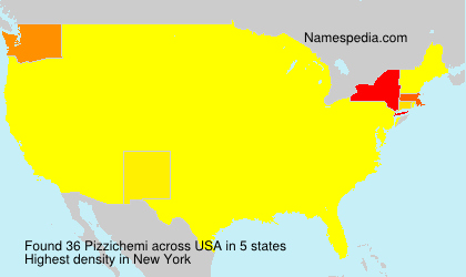 Surname Pizzichemi in USA Surname Pizzichemi in USA