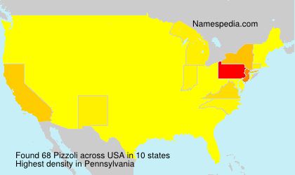 Surname Pizzoli in USA Surname Pizzoli in USA