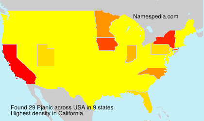 Surname Pjanic in USA Surname Pjanic in USA