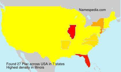 Surname Plac in USA Surname Plac in USA