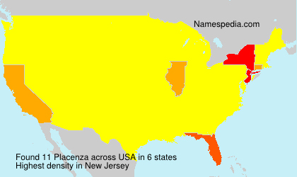 Surname Placenza in USA Surname Placenza in USA
