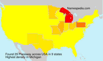 Surname Placeway in USA Surname Placeway in USA