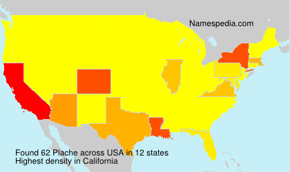 Surname Plache in USA Surname Plache in USA