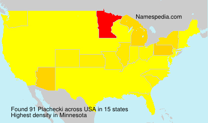 Surname Plachecki in USA Surname Plachecki in USA