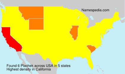 Surname Plachek in USA Surname Plachek in USA