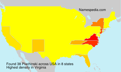 Surname Plachinski in USA Surname Plachinski in USA