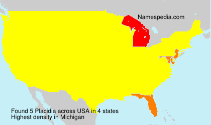 Surname Placidia in USA Surname Placidia in USA