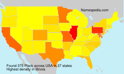 Surname Plack in USA Surname Plack in USA