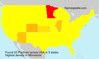 Surname Plackner in USA Surname Plackner in USA