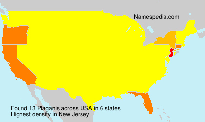 Surname Plaganis in USA Surname Plaganis in USA