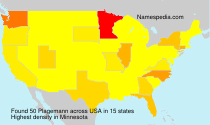 Surname Plagemann in USA Surname Plagemann in USA