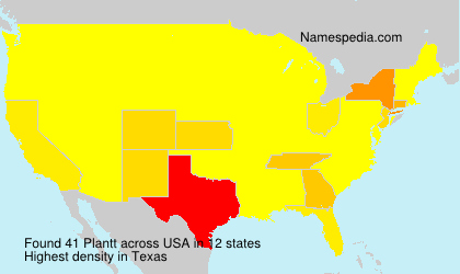Surname Plantt in USA Surname Plantt in USA