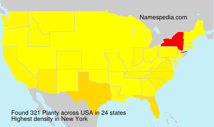 Surname Planty in USA Surname Planty in USA