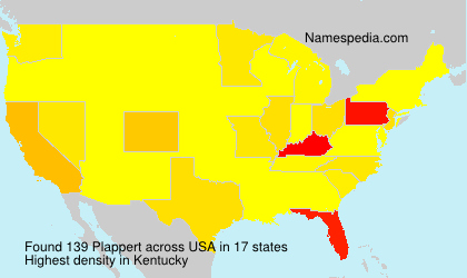 Surname Plappert in USA Surname Plappert in USA