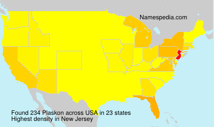 Surname Plaskon in USA Surname Plaskon in USA