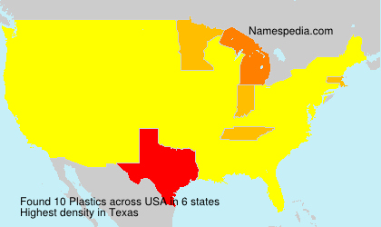 Surname Plastics in USA Surname Plastics in USA