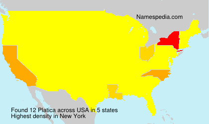 Surname Platica in USA Surname Platica in USA