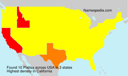 Surname Platisa in USA Surname Platisa in USA