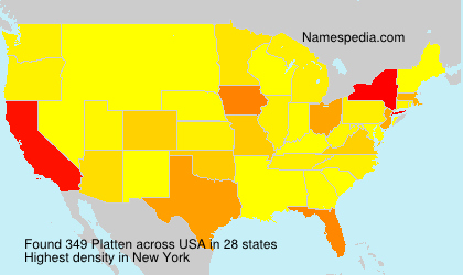 Surname Platten in USA Surname Platten in USA