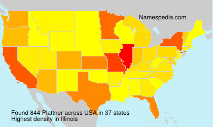 Surname Plattner in USA Surname Plattner in USA