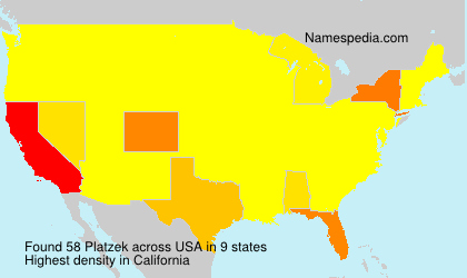 Surname Platzek in USA Surname Platzek in USA