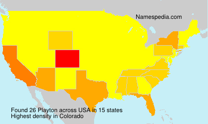 Surname Playton in USA Surname Playton in USA