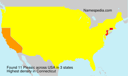 Surname Pleasic in USA Surname Pleasic in USA
