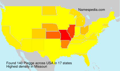 Surname Plegge in USA Surname Plegge in USA