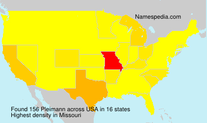 Surname Pleimann in USA Surname Pleimann in USA