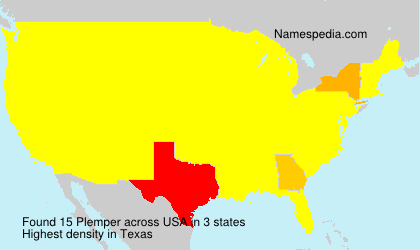 Surname Plemper in USA Surname Plemper in USA