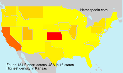 Surname Plenert in USA Surname Plenert in USA
