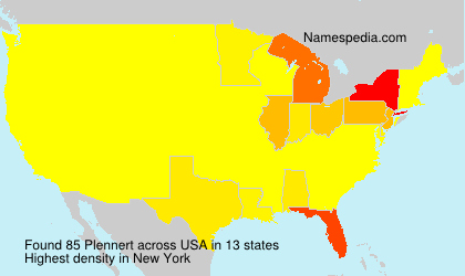 Surname Plennert in USA Surname Plennert in USA