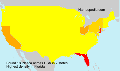 Surname Plesca in USA Surname Plesca in USA