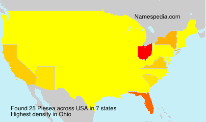 Surname Plesea in USA Surname Plesea in USA